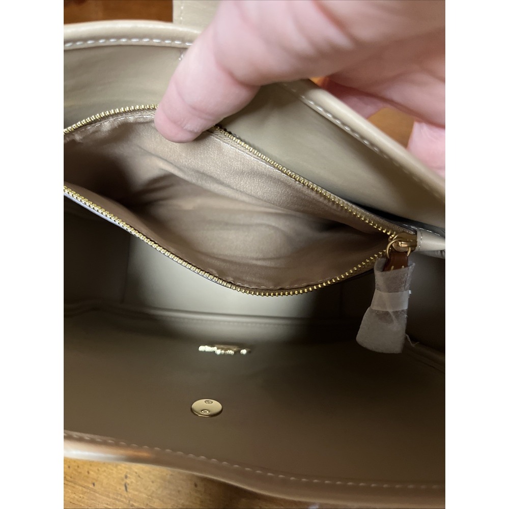 Coach Hadley Convertible Crossbody Bag With Canvas CAK50‎ Gold NWT Classic Logo - Picture 9 of 11